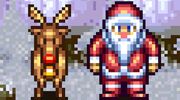 Santa Claus and Rudolph