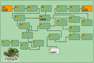 Map of 'Jungle. Courtesy of Legend of Mana Info.