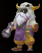 Watts' character model in the 3D remake of Secret of Mana