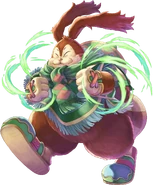 Official artwork of Niccolo in Echoes of Mana.