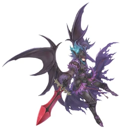 The Ebon Knight as the winged Phantom Slayer.