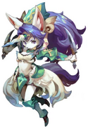 Official artwork of Sierra from Rise of Mana.