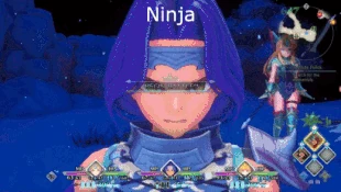 Shadow Slash as depicted in the 3D version.