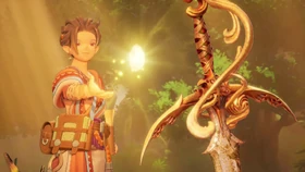 Eoren unseals the Mana Sword.