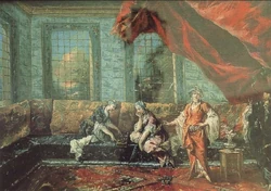 Odalisques Playing A Mancala Game (18th Century)