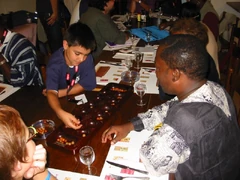 Trevor Simon (right) in La Tour de Peilz (2006)