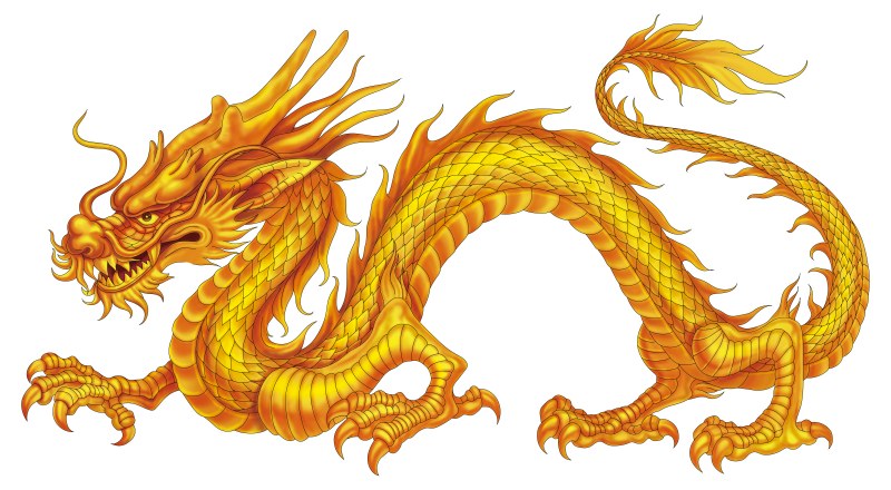 Le dragon chinois enflamme la ville