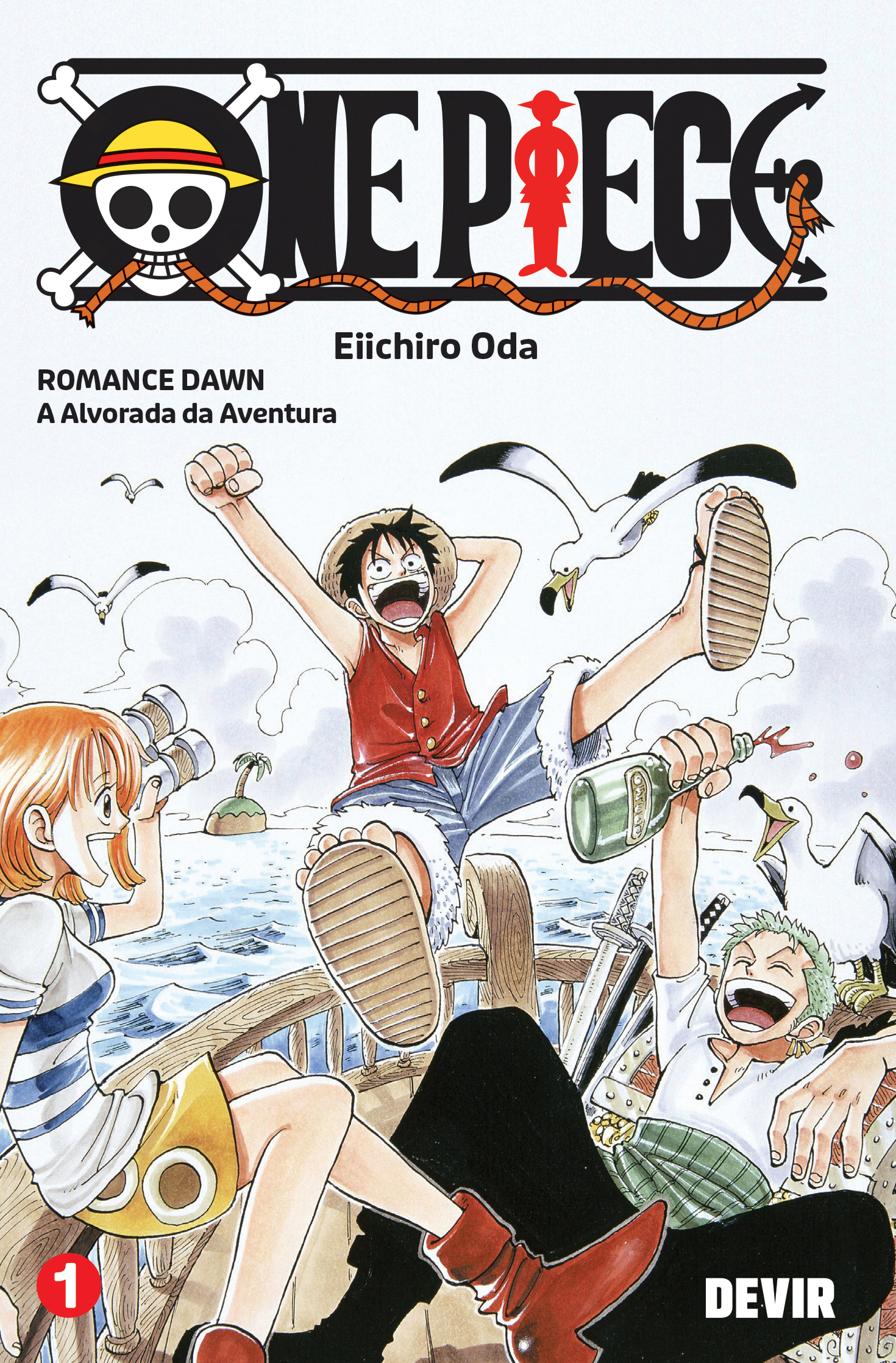 One Piece 3 Em 1 Mangá Vol. 1 Nova Coleção em Português - Mangá