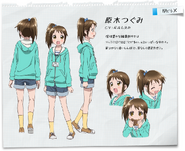 Tsugumi's full body and facial expressions