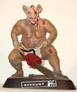 One of the 500 limited-edition collectible Piggsy statues produced by Rockstar