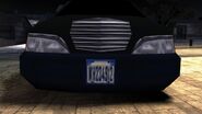 License plate on Blista