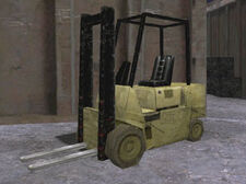 Forklift manhunt