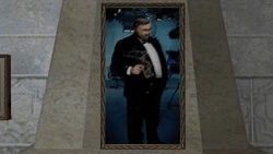 A portrait of Lionel Starkweather in a movie studio, presumably prior to his "exile".