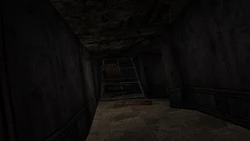 Hallway to the attic.