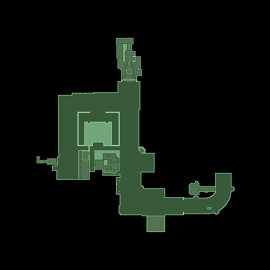 The scene's map radar.