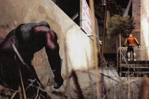 "Road to Ruin", note the different camera angle and the hunter's position.