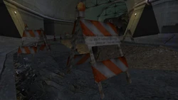 C-J's Barricades seen during Press Coverage.