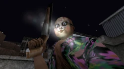 A Babyface outside the Carcer Chem Factory.