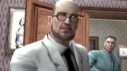 Doctor Pickman locating Daniel Lamb at his residence during the Pickman Bridge malfunction incident night.