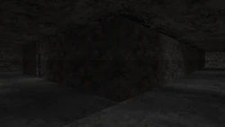 Basement halls.