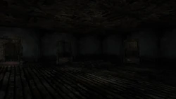 Dark empty rooms.