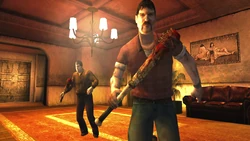 The John's gang armed with Baseball Bats.