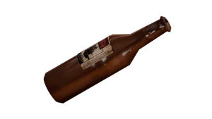 The Molotov extracted from the 0.69 tramp model, with no rag.