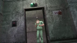 A Dixmor Inmate leaving his cell during the start of the riot.