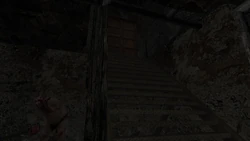 Stairway to the attic.