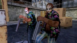 Two Babyfaces reloading their Sawn Off Shotguns.