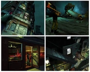 The early Hoods member with a Fire Axe in the early junkyard.