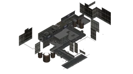 The scene's radar map.