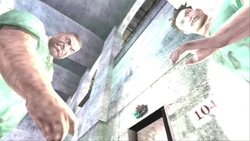 Two Dixmor Inmates beating up an orderly.