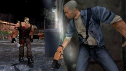 Cash hiding from a Skinz member.