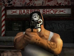 A Skully taking aim.