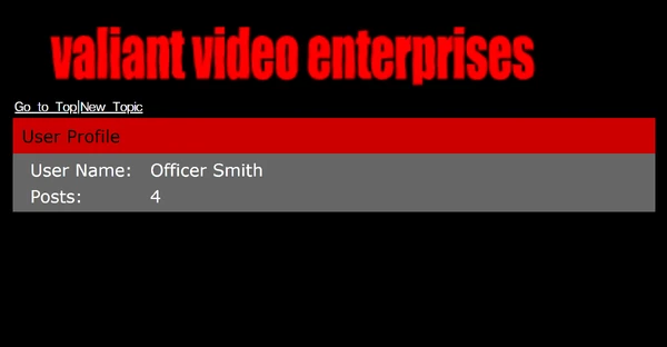 ValiantEntTv-MH-Forum-Users-Officer Smith