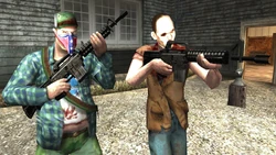 Bloodhounds armed with Assault Rifles.