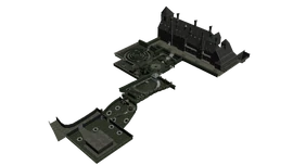 The scene's map render.