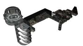 The scene's map render.