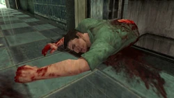 A leftover "Wacko" inmate corpse, repurposed for Leo Kasper's final model.