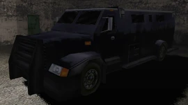 The Cerberus' Armored Truck.