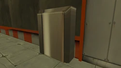 The unfinished Bertram fridge in Grand Theft Auto: Vice City.