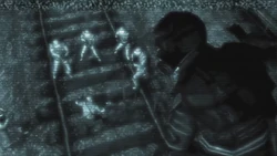 The Cerberus about to stop the SWAT bust.