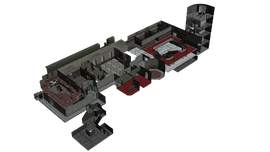 The scene's map render.