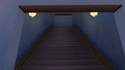Stairs.