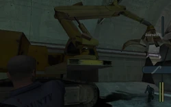 The player throws the Brick away to lure one of the two cops.