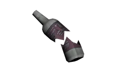 "Broken" Whisky Bottle.