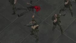 Several Project Militia mercenaries armed with SAP-12 Shotguns.