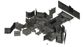 The scene's radar map.