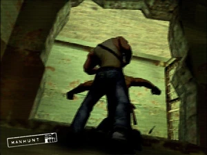 Cash in "Doing Time", executing a hunter.